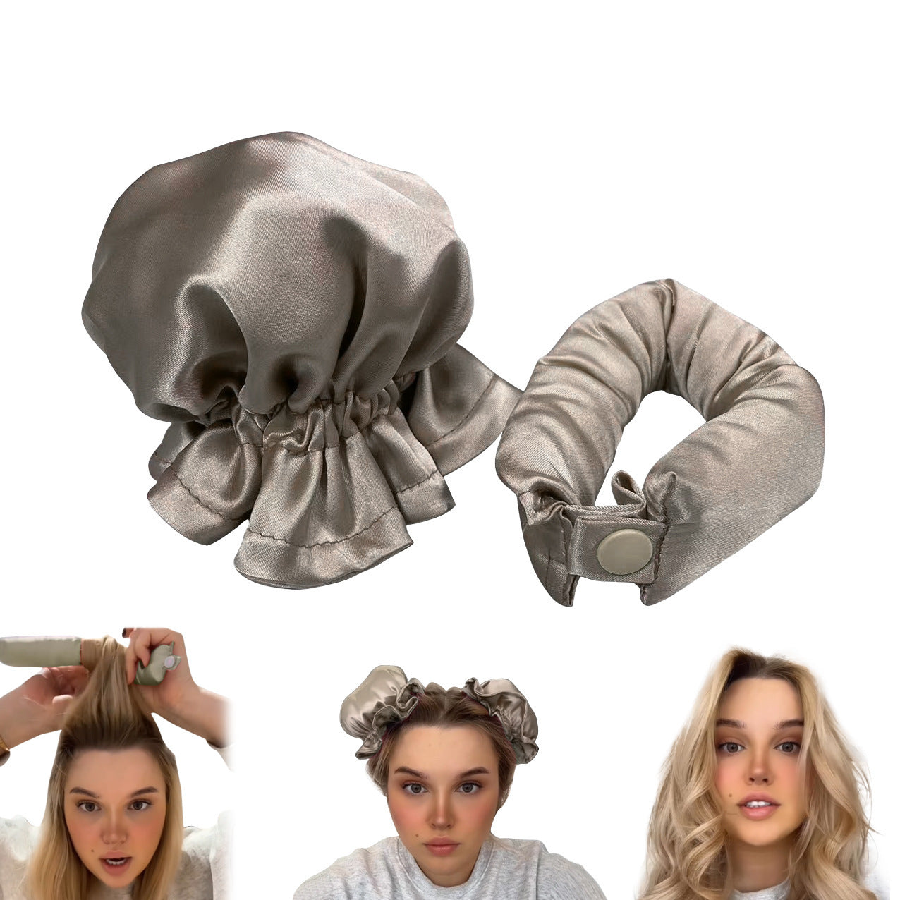 New Heatless Curl Stick With Cloth Cover Cute Ball Head Hair Curler Headband Hair Rollers Wave Form Curling Rod Hair Style Tools Gadgets New Heatless Curl Stick With Cloth Cover Cute Ball Head Hair Curler Headband Hair Rollers Wave Form Curling Rod Hair Style Tools Gadgets